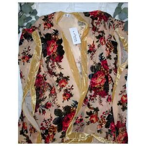LA Soul Crushed Velvet Kimono